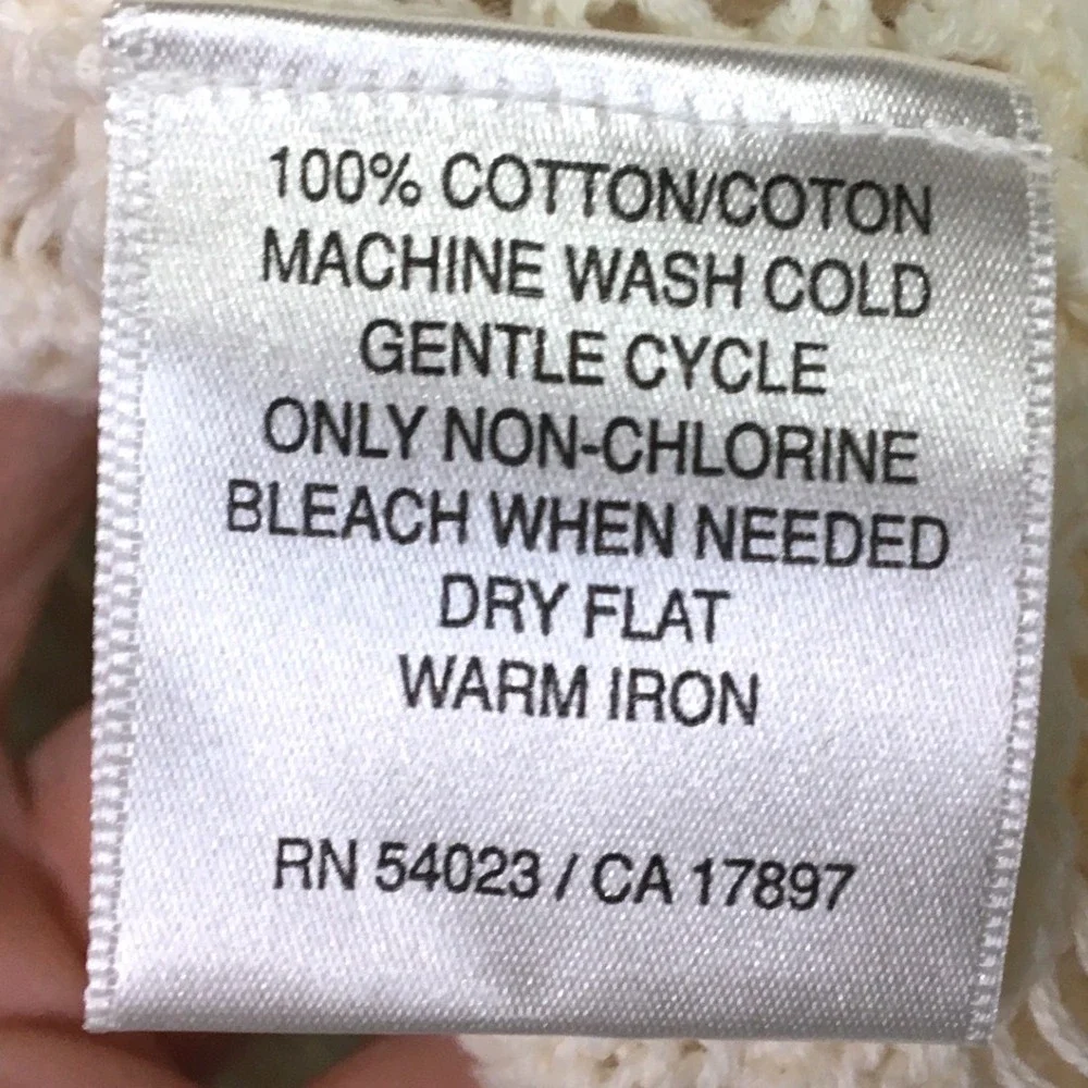 Old Navy Crochet Knit V-Neck Mini Dress XL Cream White